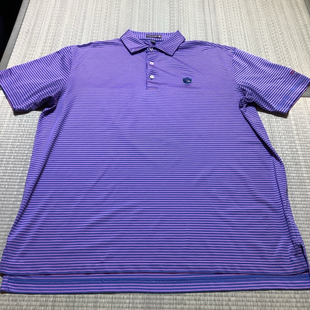 Peter Millar Summer Comfort Striped Polo Men’s Large